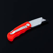 Folding Utility Cutter Knife + 3 Blades Woodworking Outdoor Camping Pocket Knifes Paper Cutting Unpacking Wallpaper Art Supplies 2024 - buy cheap