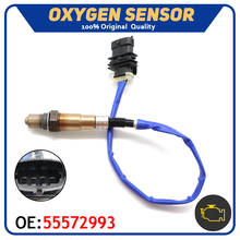 Sensor de oxigênio lambda 55572993 para buick para cadillac elr chevrolet cruze, sensor de relação limitado de ar, combustível 0258010222 2024 - compre barato