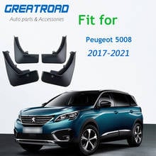 Guardabarros de coche, accesorios para Peugeot 5008, 2017, 2018, 2019 2024 - compra barato
