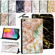 PU Leather Stand Cover for Samsung Galaxy Tab A 8.0" 9.7" 10.1" 10.5" Marble Tablet Case for Tab E 9.6"/S5e 10.5"/S6 Lite 10.4" 2024 - buy cheap