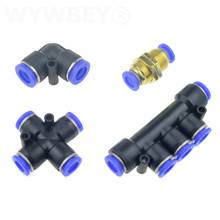 Air Pneumatic Connector Elbow Cross 2 4 5 Way Bulkhead Push In Pipe Fitting 6mm 8mm 10mm 12mm Air Water Hose Tube Quick Coupling 2024 - buy cheap