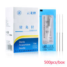 new  Beauty needle yunlong sterile acupuncture needle disposable acupuncture massage needles 500pcs/box 2024 - buy cheap