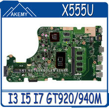 Placa base X555UJ, 4GB, I5 CPU para For Asus, X555UF, F555U, X555UB, X555UQ, X555U, placa base para ordenador portátil, X555UJ, placa base X555UJ 2024 - compra barato