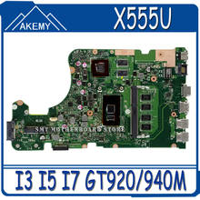 X555UJ Notebook Mainboard 4GB RAM I3 I5 I7 CPU V2G GT920M GT940M for ASUS X555UF F555U X555UB X555UQ X555U Laptop Motherboard 2024 - buy cheap