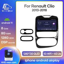 Radio con GPS para coche, reproductor Multimedia con Android 10, receptor estéreo, 2 Din, vídeo, para Renault Clio 3 4 2013-2018 2024 - compra barato