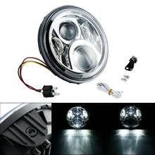 DOT Emark-faro LED cromado para motocicleta, 7 ", para Honda CB400, CB500, CB1300, Hornet 250, 600, 900, VTR 2024 - compra barato