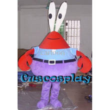 Disfraz de mascota del Sr. Krabs para adultos, ropa de espuma de alta calidad, disfraz de Mascota de Navidad, disfraces de Halloween 2024 - compra barato