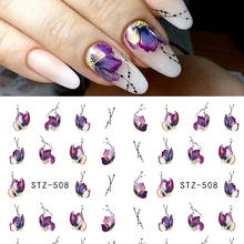 1 Sheet Water Nail Stickers Flower/Flamingo/Feather Nail Art Water Transfer Stickers Decals Tattoo Manicure Decor LASTZ501-512 2024 - buy cheap