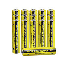 16PCS PKCELL AAA battery 400mah aaa nicd 1.2v battery rechargeable batteries indurstry for solar light garden lamp light 2024 - buy cheap