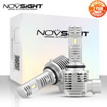 Novsight-mini farol de carro com led h11, h4, h7, 9005, hb3, hb4, 50w, 9006 lm, 6000k, branco, luzes automáticas de neblina 2024 - compre barato