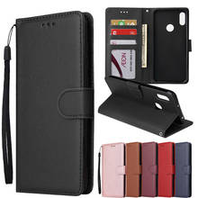 For Huawei Honor 8C 8X 8A case Classic Solid color Plain Wallet Flip Leather cover For Fundas Honor 8S Cases Huawei Honor 9A 9S 2024 - купить недорого