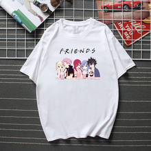 Camiseta de Anime con estampado de Fairy Tail Friends, camiseta Harajuku Unisex, camiseta de manga corta de algodón acogedora 2024 - compra barato