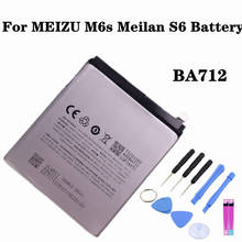 BA712 Замена Батарея для MEIZU M6s Meilan S6 M712H / M712c / M712M / M712Q / M712Q-B 3000 мА/ч, мобильный телефон Батарея + Инструменты 2024 - купить недорого