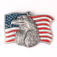 Vulture Eagle American Flag Pattern Belt Buckle Handmade Homemade Belt Accessories Waistband DIY Components 2024 - buy cheap