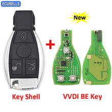 Xhorse VVDI BE Key Pro For Benz V1.5 PCB Remote Key Chip Improved Version with Smart Car Key Shell Can Exchange MB BGA Token 2024 - buy cheap