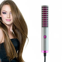 Hair Straightener Brush 30s Fast Heating Anti-Scald Electric Comb Curly and Straight  Perfect for Professional Salon at Home 2024 - buy cheap