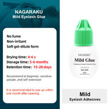 NAGARAKU-Anillo de pegamento de secado rápido, 5 ml, recién llegado, para extensión de espuma, 1 anillo de pegamento gratis, alta calidad, tiempo de larga duración, envío gratis 2024 - compra barato
