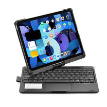 Capa para ipad air 4 2020 com touchpad, estojo rotativo, compatível com bluetooth, ipad 10.9, capa dura 2024 - compre barato