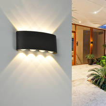 Luminária de parede led de alumínio ip65, à prova d'água para cima, para casa, escada, quarto, banheiro, corredor, iluminação rf18 2024 - compre barato