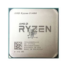 AMD Ryzen 5 1400 R5 1400 3.2 GHz Quad-Core Eight-Thread CPU Processor YD1400BBM4KAE Socket AM4 2022 - buy cheap