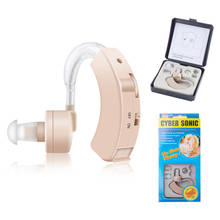 BTE слуховой аппарат для глухоты усилитель звука Регулируемые слуховые аппараты портативный супер слуховой усилитель для пожилых людей 2024 - купить недорого