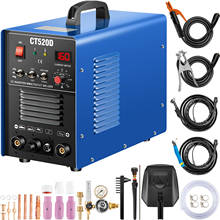 Ct520d 3in1 soldador/soldador plasma tig/mma máquina de corte a plasma 200a/50a 2024 - compre barato