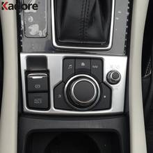 Embellecedor de freno de mano electrónico para Mazda 3 M3 Axela 2017, ABS mate, pegatinas para coche, accesorios de Interior, estilismo 2024 - compra barato
