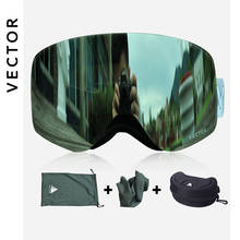 Brand Ski Goggles With Case Double Lens UV400 Anti-fog Skiing Eyewear Snow Glasses Skiing Men Women Snowboard Goggles 2024 - buy cheap
