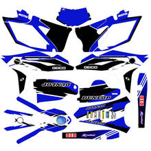 Juego completo de pegatinas 3M, fondos de Motocross, calcomanías gráficas para Yamaha wr450f wrf 450 2012 2013 2014 2015 para Yamaha 450 wrf 2024 - compra barato