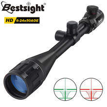 Bestsight 6-24X50 AOE Riflescopes Hunting Red Green illuminated Crosshair Reticle Rifle Scope Riflescope Luneta Para Rifle Caza 2024 - buy cheap