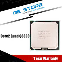 Процессор Intel Core2 Quad Q8300, 2,5 ГГц, 4 Мб кэш-памяти, LGA 775 процессор для настольного ПК 2024 - купить недорого
