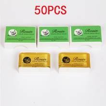50Pcs/lot Natural Low Dust Special Clean Rosin for Violin Viola and Cello 2024 - buy cheap