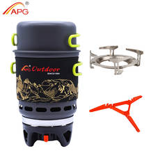 APG Camping Cookware Bowl Pot Pan Tableware Combination Gas Cooking System  Outdoor Cooker Portable Gas Stove Propane Burners 2024 - buy cheap