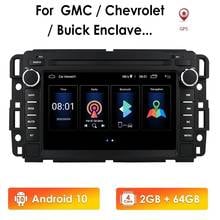 Radio con GPS para coche, reproductor con Android 10, 2 GB de RAM, 64 GB de ROM, 2 Din, wifi, para Chevrolet/Silverado/tahoo/Monte GMC Yukon/Denali/Acadia 2024 - compra barato