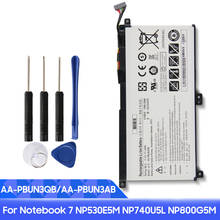 Samsung-batería Original de AA-PBUN3QB para Notebook 7, NP530E5M, NP800G5M, NP740U5L, batería de repuesto de AA-PBUN3AB, 4080mAh 2024 - compra barato