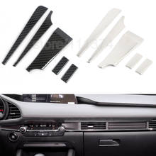 Car Center Console Air Outlet Trim cover For Mazda 3 Axela 2019 2020 Inner carbon look Accssories Mouldings Styling 2024 - buy cheap