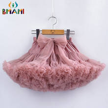 Baby Girls Tutu Skirt Fluffy Children Ballet Kids Pettiskirt Baby Girl Skirts Big Bow Tulle Party Dance Skirts For Girls Cheap 2024 - buy cheap