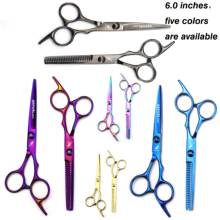 6 inch tooth scissors flat scissors for barbers and hairdressers special fine scissors for thinning haircuts and hair 2024 - buy cheap