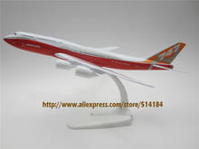 Prototipo de avión de aleación de Metal, modelo de avión de 20cm, Boeing 747, 8 líneas aéreas B747-8, modelo de avión de las vías móviles, con soporte de regalo 2024 - compra barato
