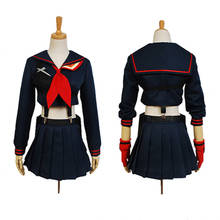 Anime  KILL la KILL Ryuko Matoi Cosplay Costumes School Uniform Skirt Dress Outfits Halloween Carnival Suit 2024 - buy cheap