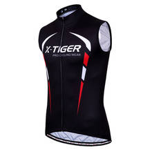 X-Tiger быстросохнущая велосипедная майка, без рукавов, 100% полиэстер, MTB, велосипедная одежда 2024 - купить недорого