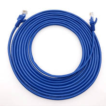 1m/2m/3m/5m/10m RJ45 Ethernet Network LAN Cable Cat 5e Channel UTP 4Pairs 24AWG Patch Cable Router Interesting 2024 - купить недорого