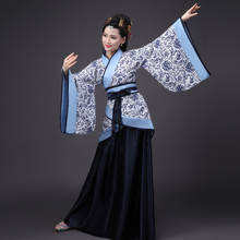 Traje chinês antigo roupas femininas roupas vestes tradicionais belos trajes de dança hanfu tang dynasty vestido china fada 2024 - compre barato