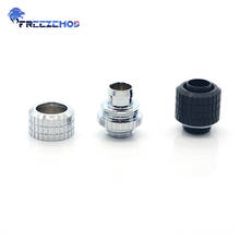 FREEZEMOD-conector de PVC de 9x12,7/10x13mm, accesorio Hexagonal de tubo suave fijo, 3/8 manguera Coppr para sistema de refrigeración de agua, Modding 2024 - compra barato