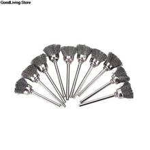ZLinKJ 10pcs 16mm Stainless Steel Wire Cup Brushes Wheel Cleaning Brush Tool 2024 - buy cheap