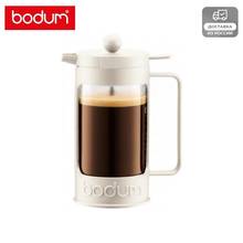 Кофейник френч-пресс Bodum Bean, 1л, цвет белый, 11376-913 2024 - купить недорого