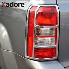 For Jeep Patriot 2007-2017 ABS Chrome Rear Back Light Lamp Cover Trim Tail Light Sticker Frame 2pcs Car-Covers 2024 - buy cheap