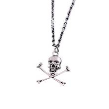 Gothic Skull&Cross Bones Necklace Pendant Vintage Steampunk Gear Collar Choker Statement Halloween Jewelry For Women Gift Bijoux 2024 - buy cheap