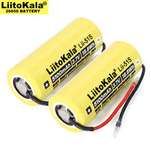 2022 New 26650 5100mAh high Capacity Li-ion 3.7v Rechargeable Battery 20A Discharge 3.6V Power batteries + DIY Cable 2024 - buy cheap