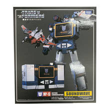 TAKARA TOMY-Transformers MP13 de coche, pieza metálica de 28CM, SOUNDWAVE, Autobots, figura de acción, Robot de deformación, juguetes de regalo para niños 2024 - compra barato